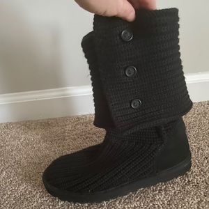 UGG Classic Cardy Knit Boots.